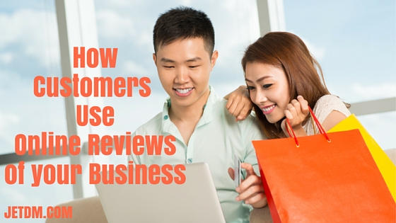 how customers use online reviews of your business